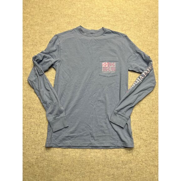 Vineyard Vines Tops - Vineyard Vines Long Sleeve Crewneck Breast Cancer Awareness T-shirt XS